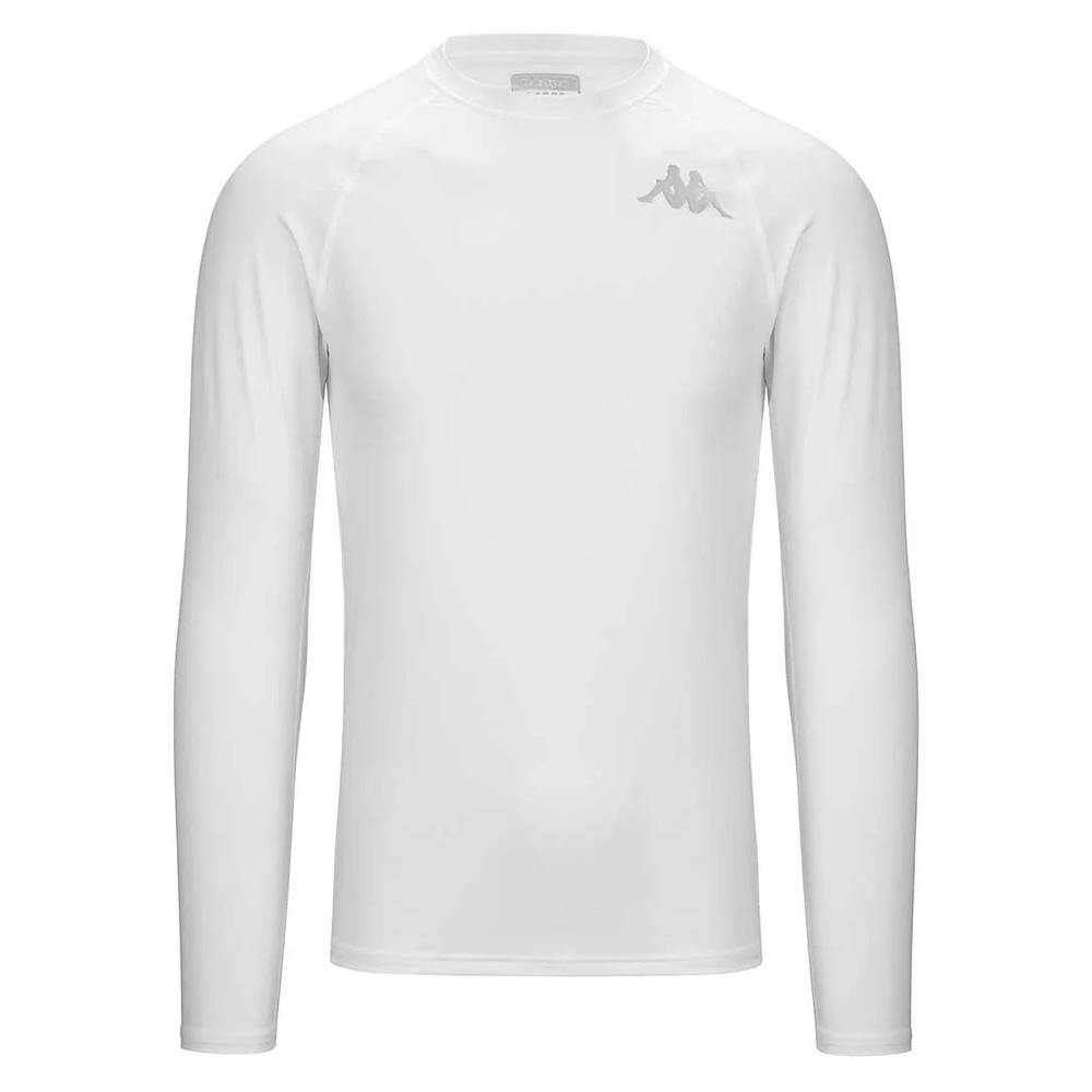 T-shirt manches longues Blanc Homme Kappa Vurbat pas cher