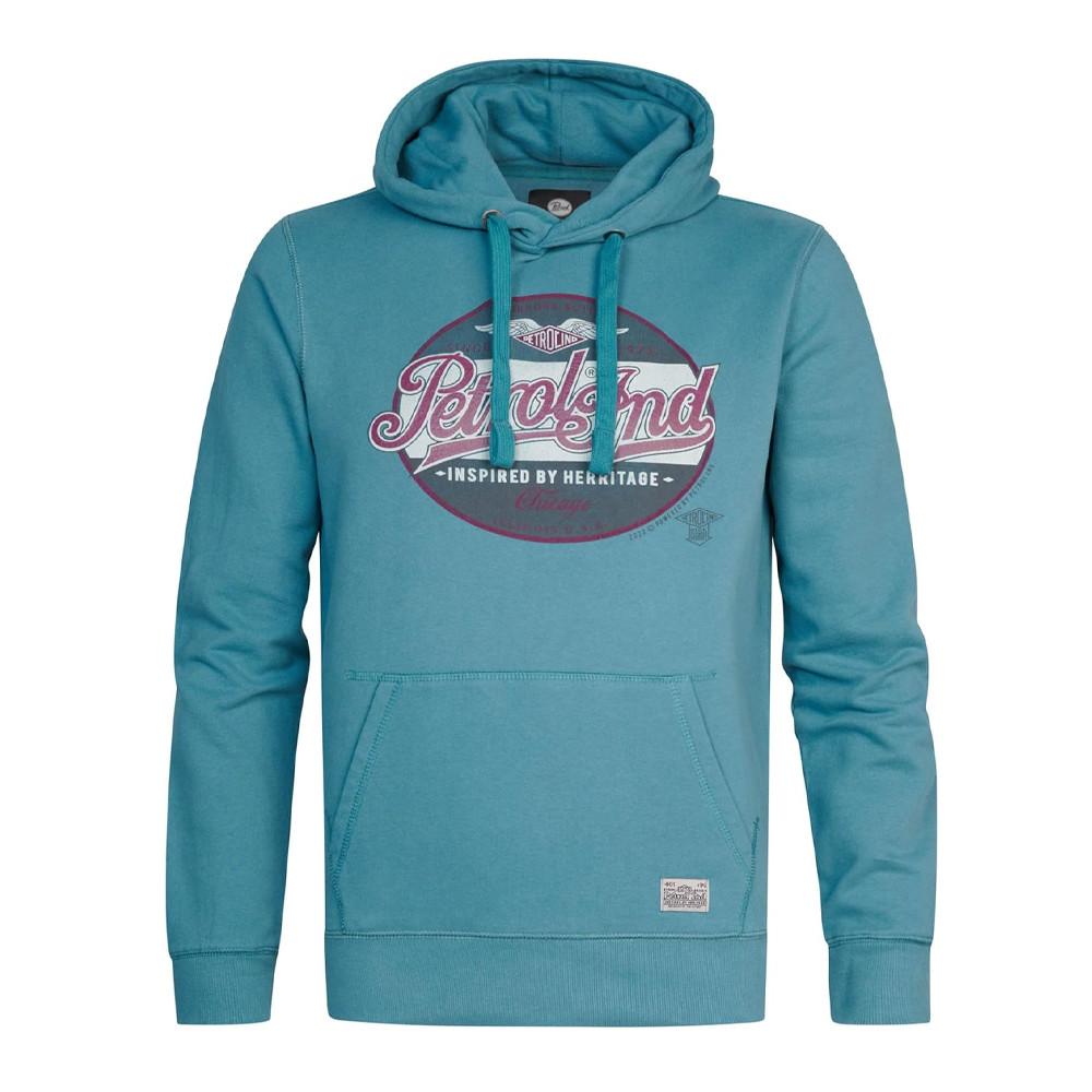 Sweat Bleu Homme Petrol Industries Hooded pas cher