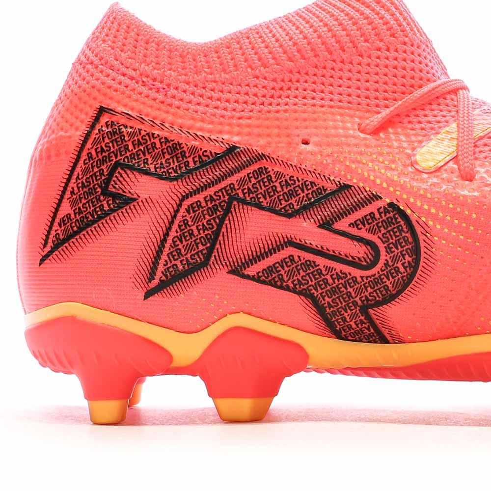 Chaussures de Football Rose/Orange Garçon Puma Future 7 Match vue 7