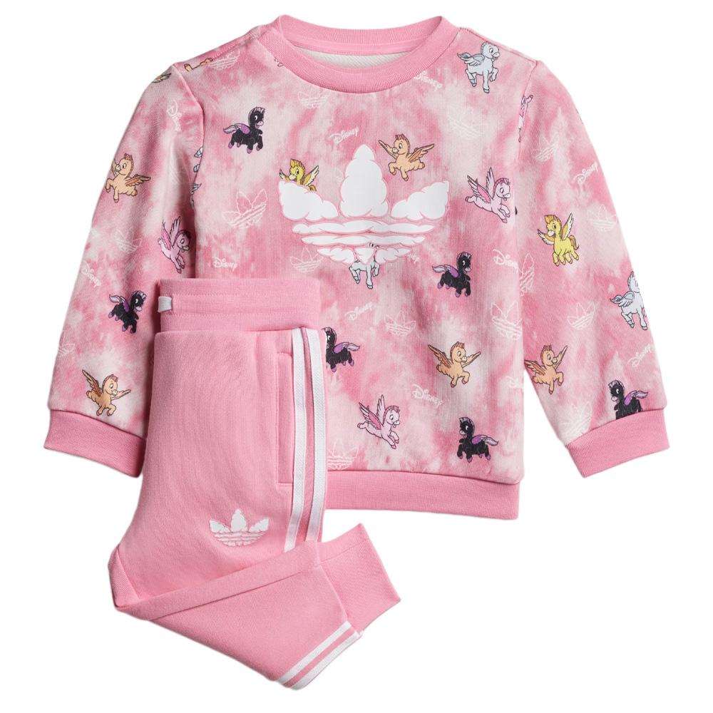 Survêtement Rose Fille Adidas Crew Sets pas cher