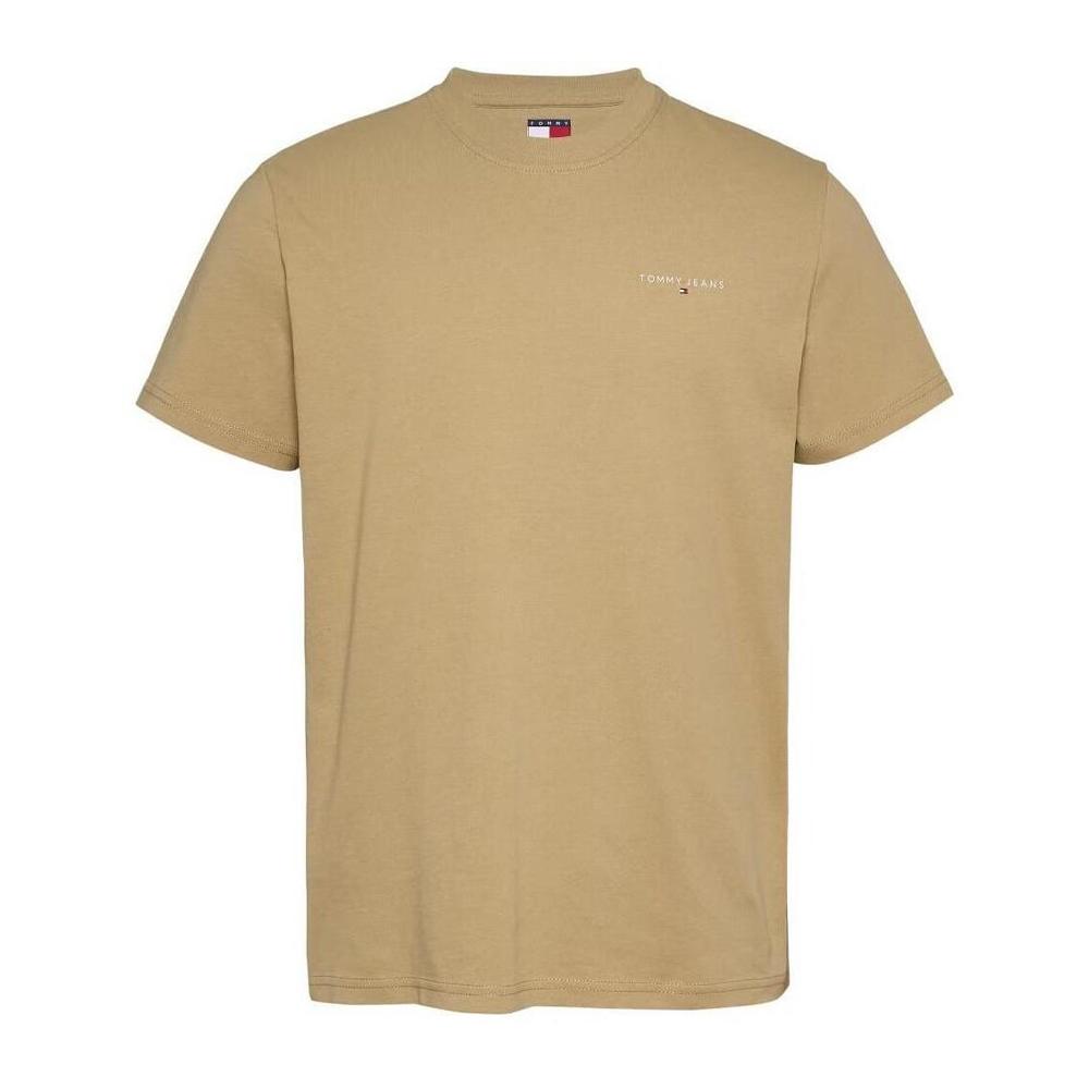 T-shirt Beige Homme Tommy Hilfiger Linear 88 pas cher