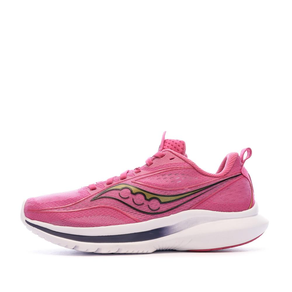 Chaussures de running Rose Femme Saucony Kinvara 13 pas cher