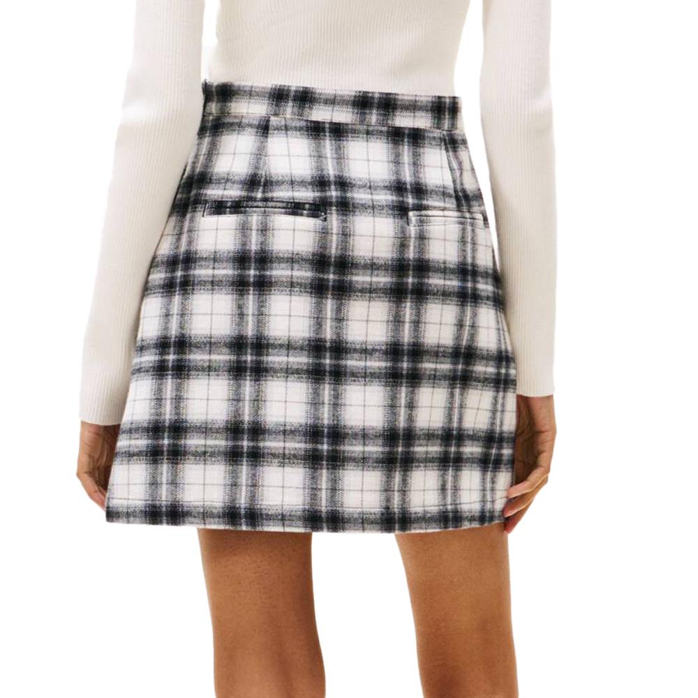 Jupe Blanc/Noir Femme Tommy Hilfiger Aline vue 2