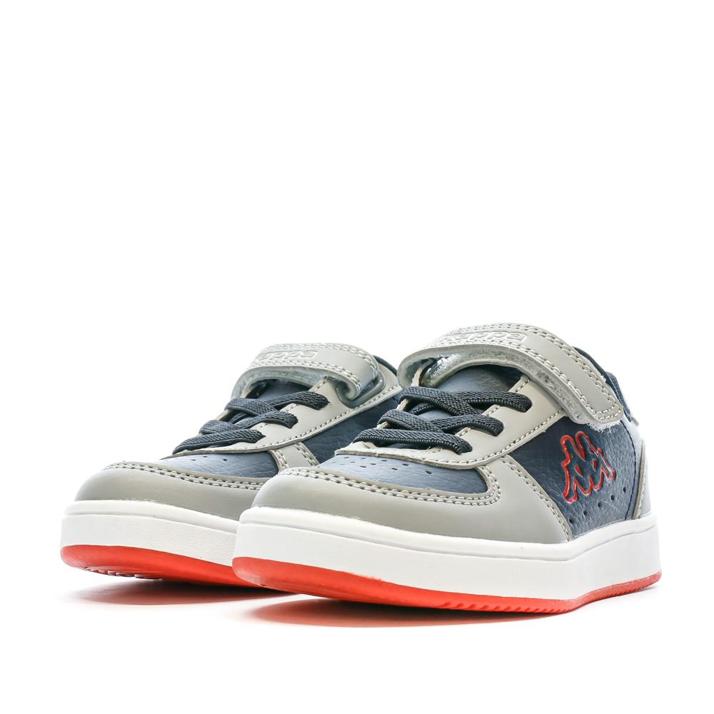 Baskets Marine/Gris Garçon KAPPA Malone vue 6