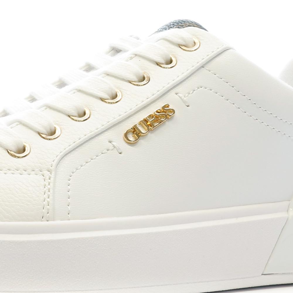 Baskets Blanche Femme Guess Corlina vue 7