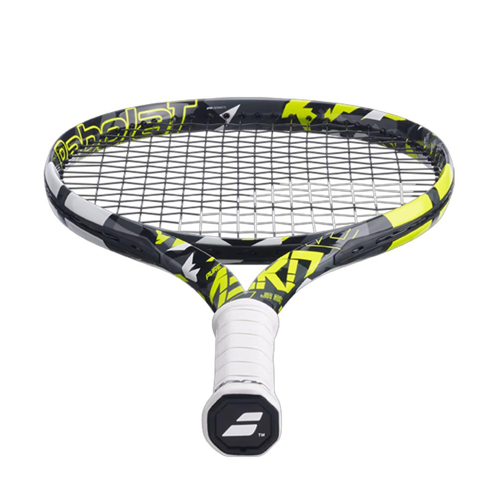 Raquette de Tennis Gris/Jaune Babolat Pure Aero Junior 26 S CV vue 2