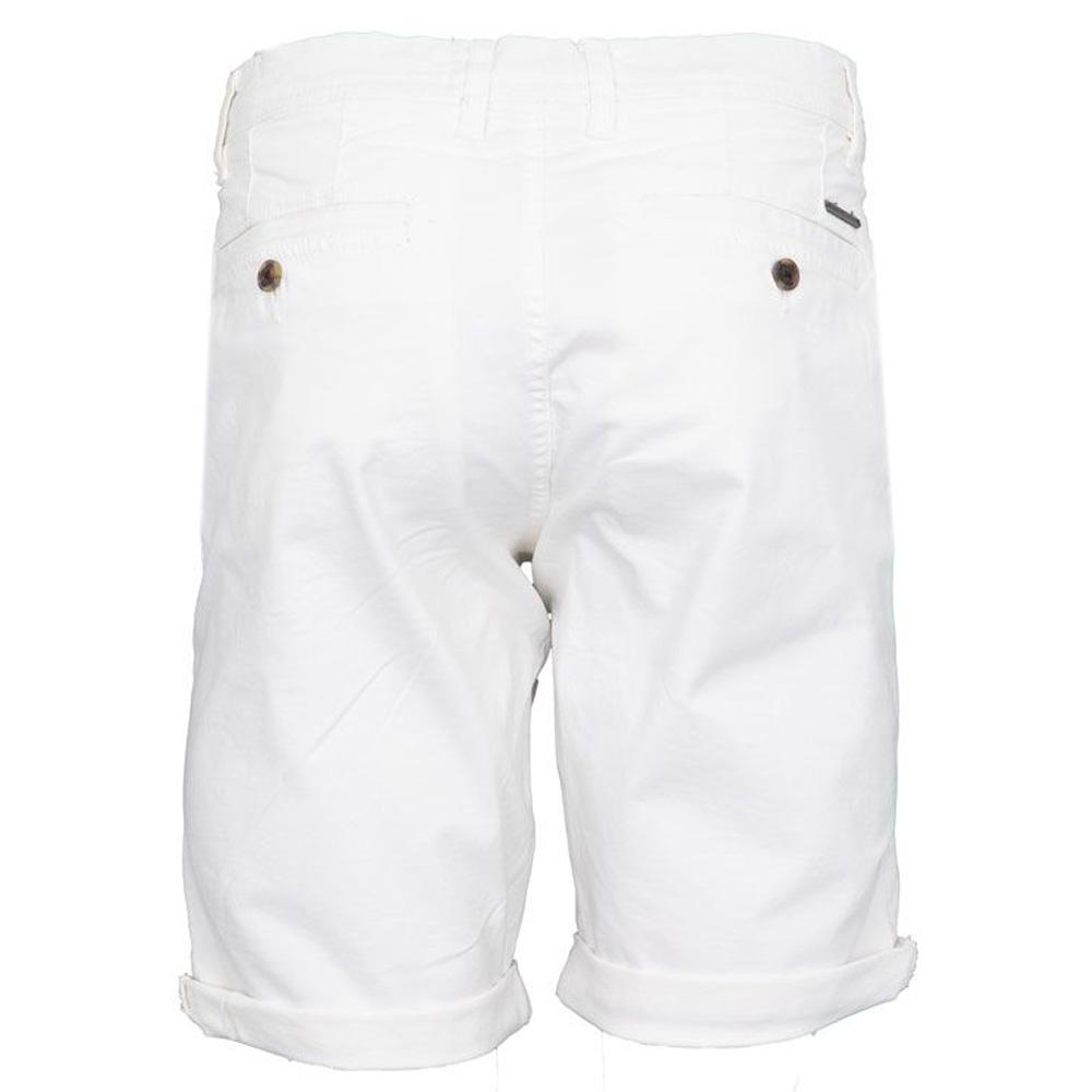 Short Blanc Homme Paname Brothers Bermuda Chino vue 2