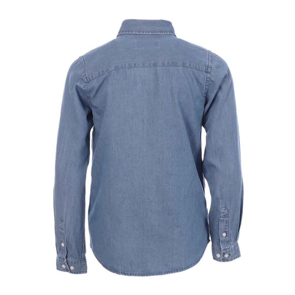 Chemise Bleu Garçon Jack & Jones Plain vue 2