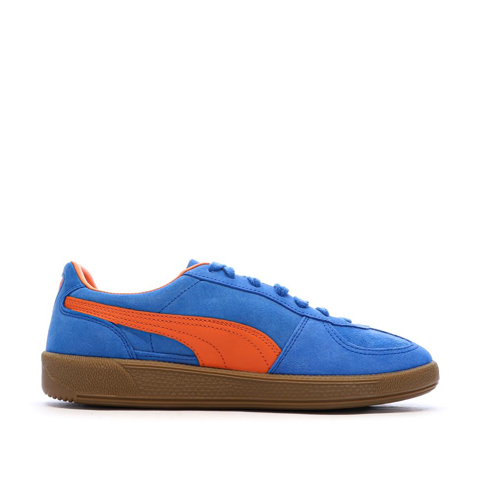 Baskets Bleu/Orange Homme Puma Palermo vue 2