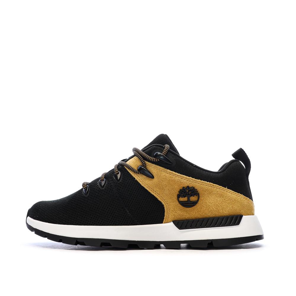 Baskets Basse Noir/Camel Homme Timberland Sprint Trekker Low pas cher