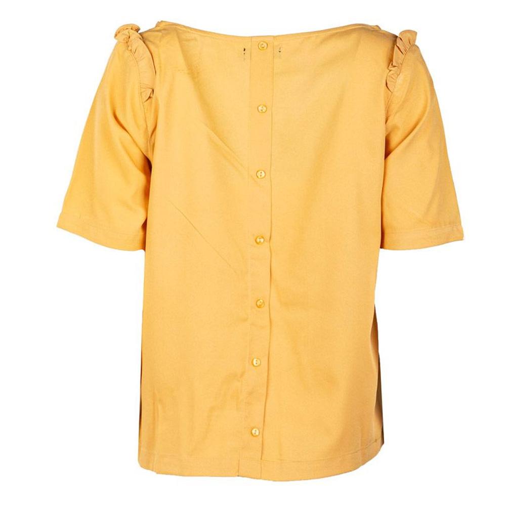 Blouse Jaune Femme Deeluxe Amalia vue 2
