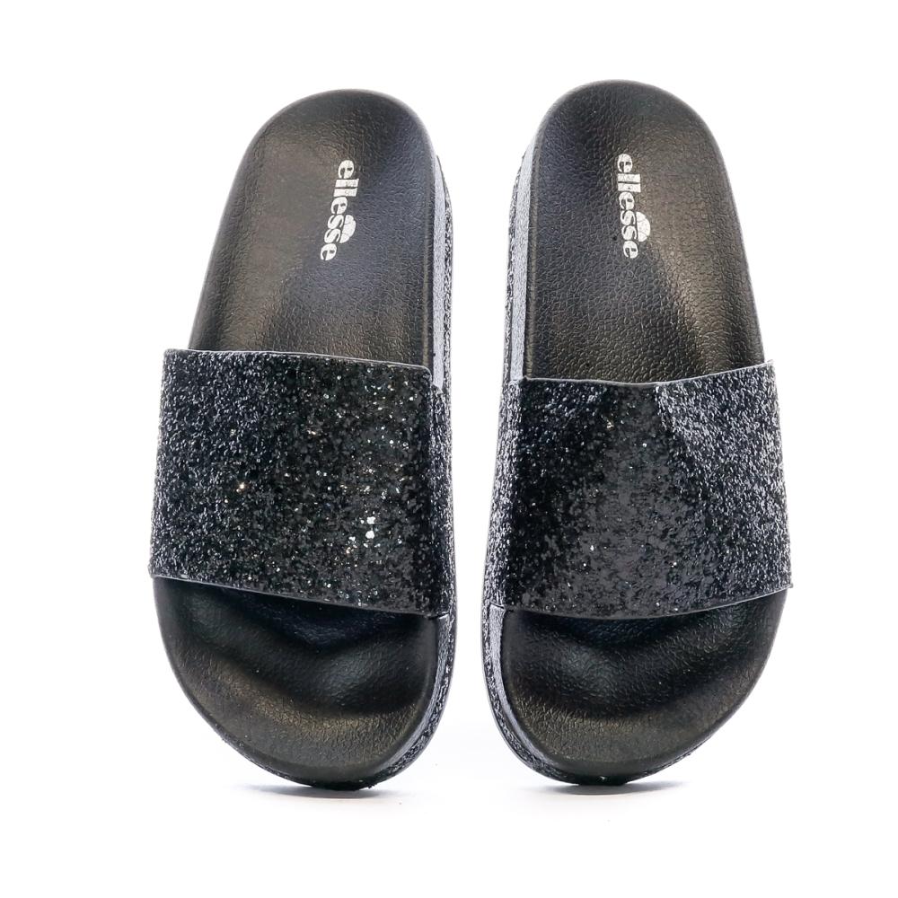 Claquettes Noir Femme Ellesse Gigi vue 3
