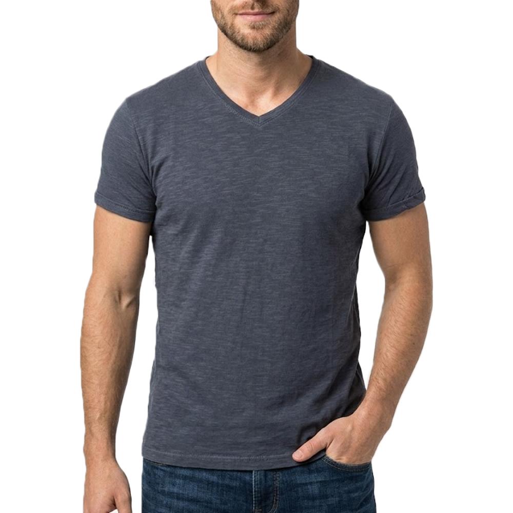 T-shirt bleu gris Homme Paname Brothers TANGOP pas cher