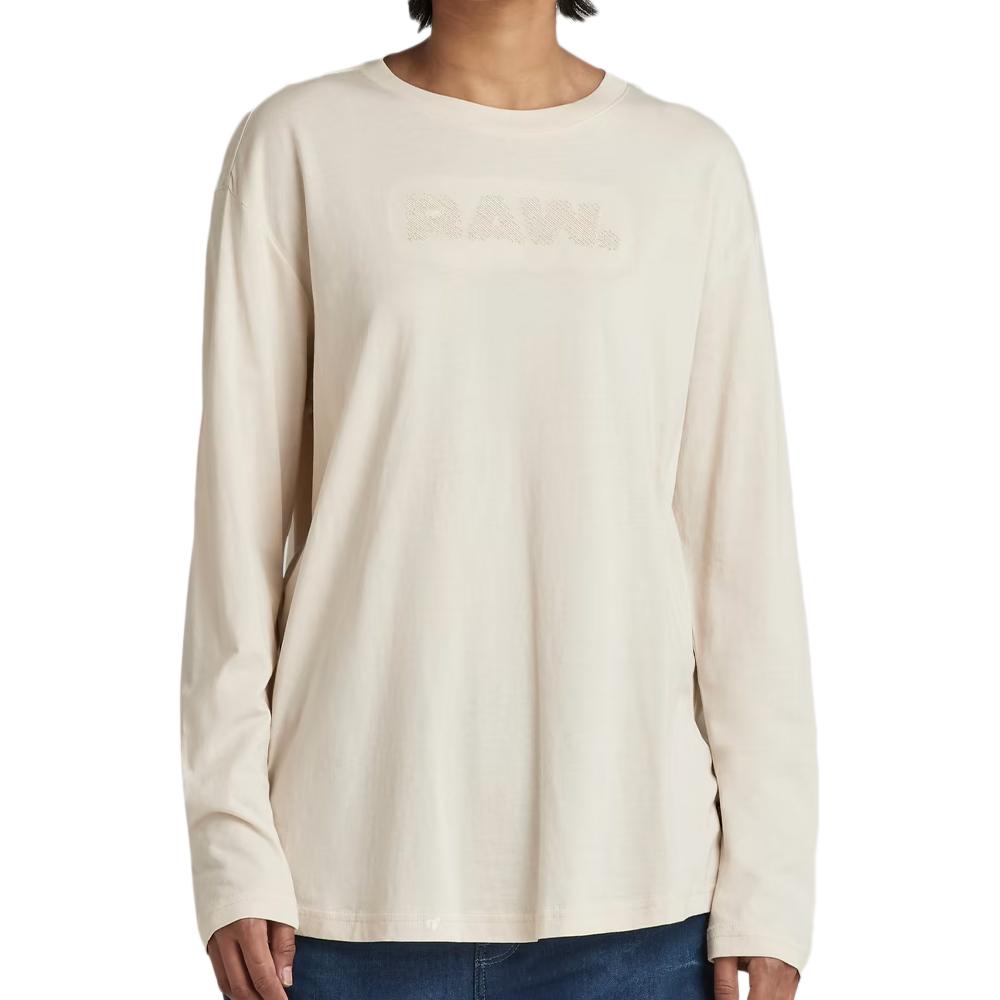 T-shirt Écru Femme Lash G-Star Raw D22036 pas cher