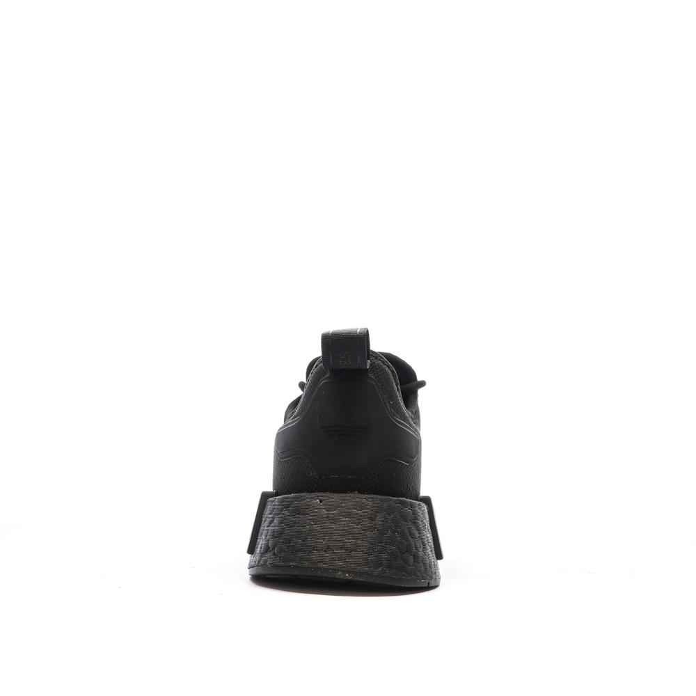 Baskets Noires Homme Adidas NMD R1 vue 3