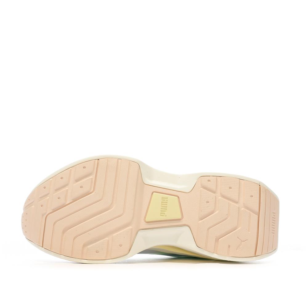 Baskets Rose/Orange/Vert Femme Puma Kosmo Rider vue 5