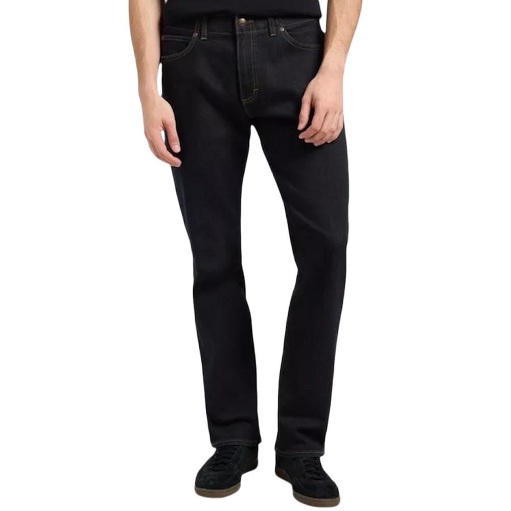 Jean Slim Marine Homme Lee Straight 112372645 pas cher