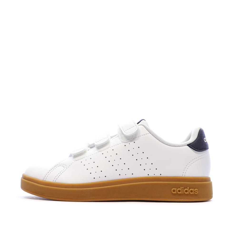 Baskets Blanches Garçon Adidas Advantage Base pas cher