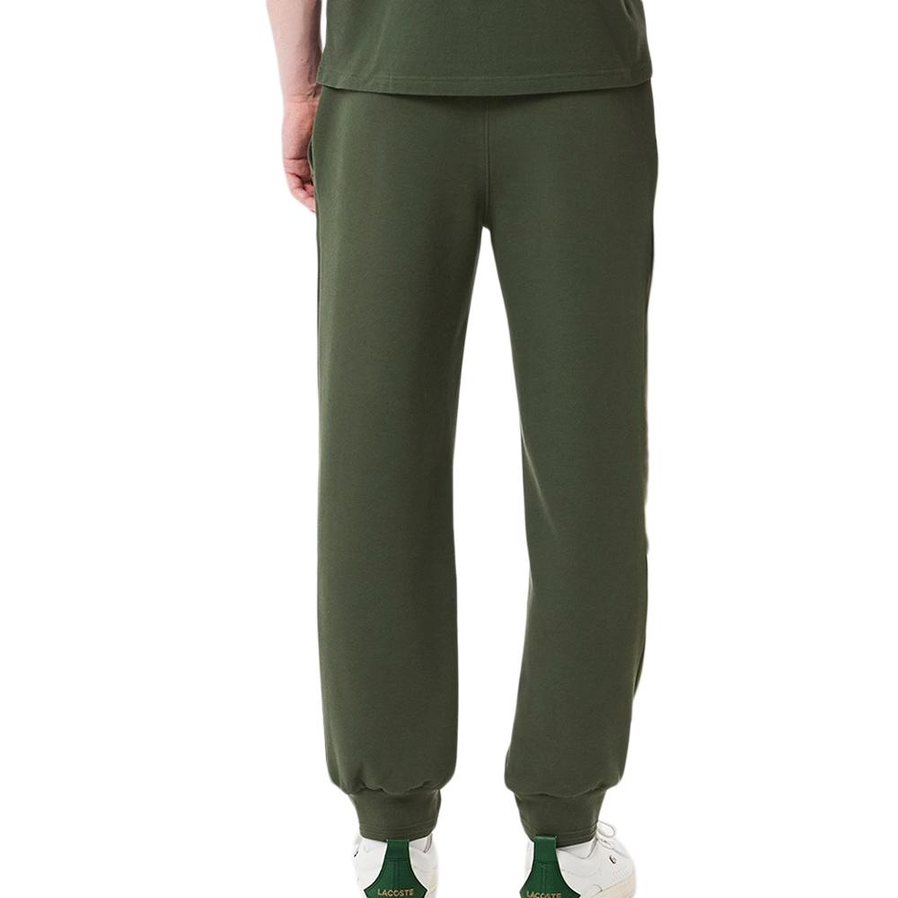 Jogging Kaki Homme Lacoste Double Face Pique vue 2