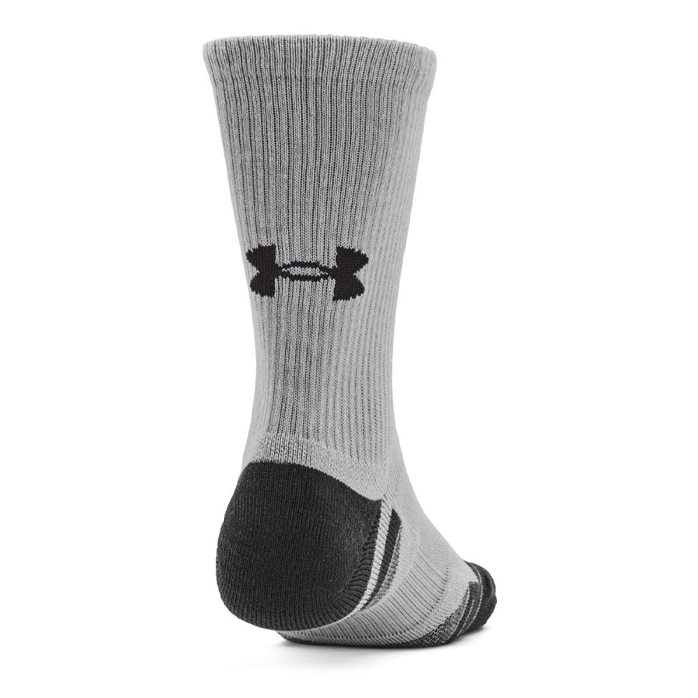 Lot de 3 Paires de Chaussettes Blanches/Grises/Noires Homme Under Armour Performance Tech vue 2