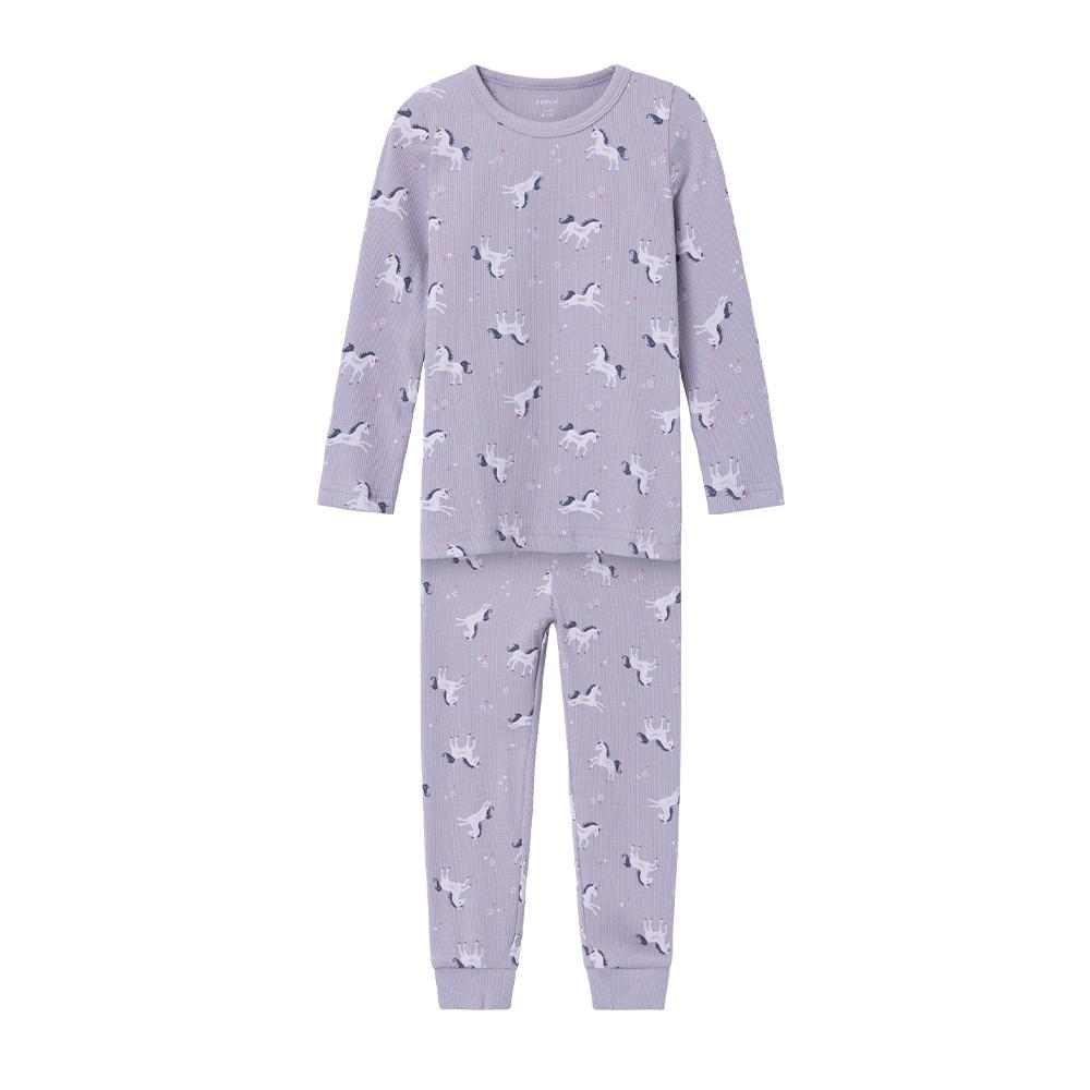 Pyjama Mauve Fille Name it Licorne vue 2