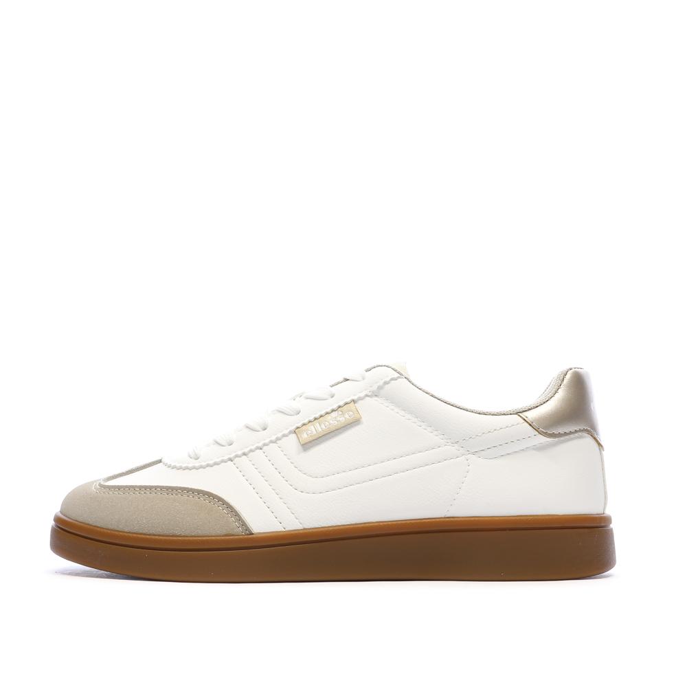 Baskets Blanches/Grises Femme Ellesse Catarina pas cher