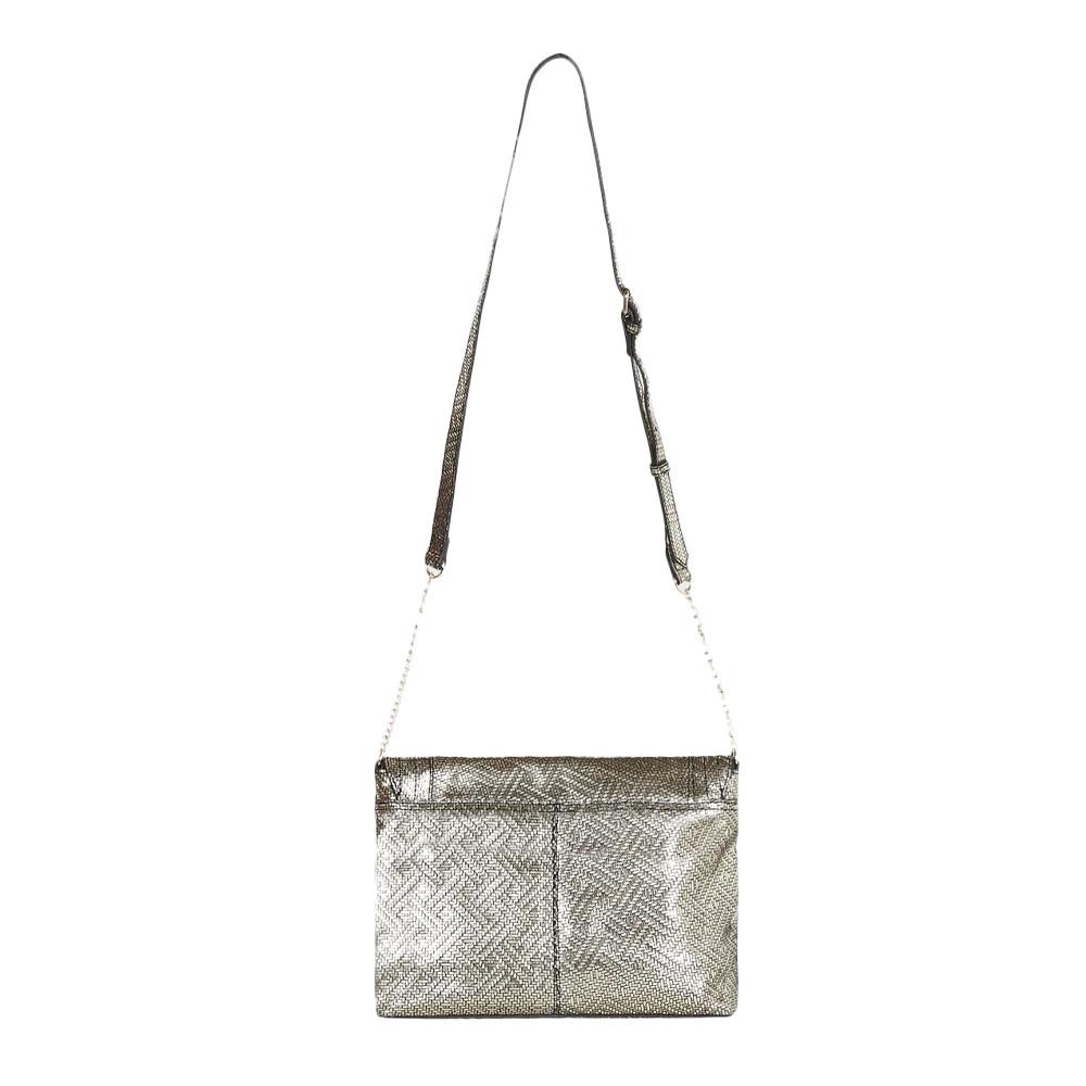 Sac à Bandoulière Doré Femme Pieces Pcfelizio vue 2