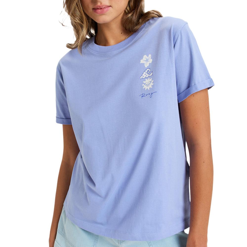 T-Shirt Violet Femme Roxy Ocean Regular pas cher