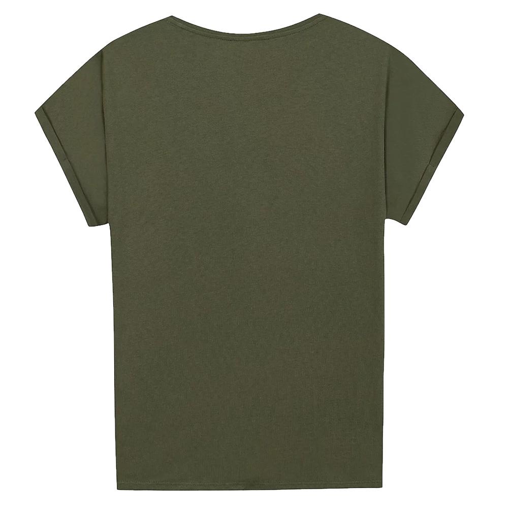 T-Shirt Kaki Femme TBS ZILDOTEE vue 2