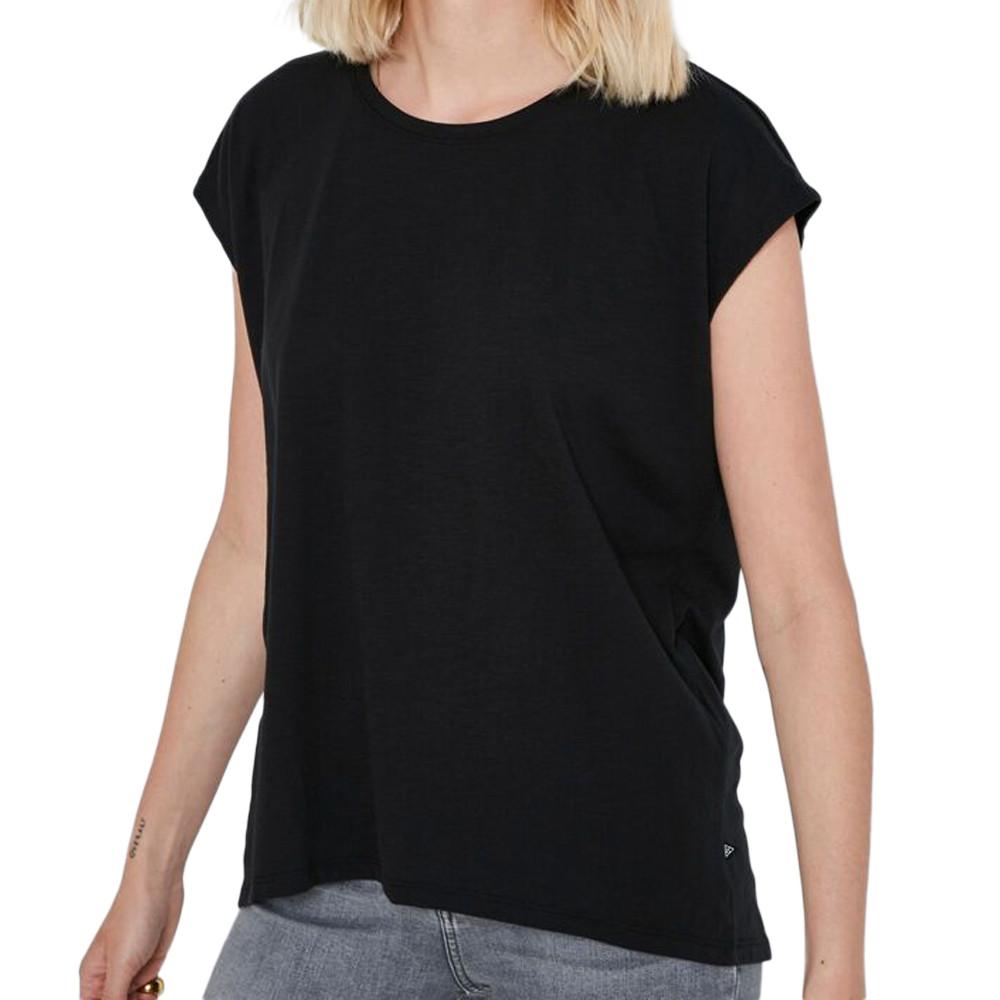 T-shirt Noir Femme Noisy May Mathilde pas cher