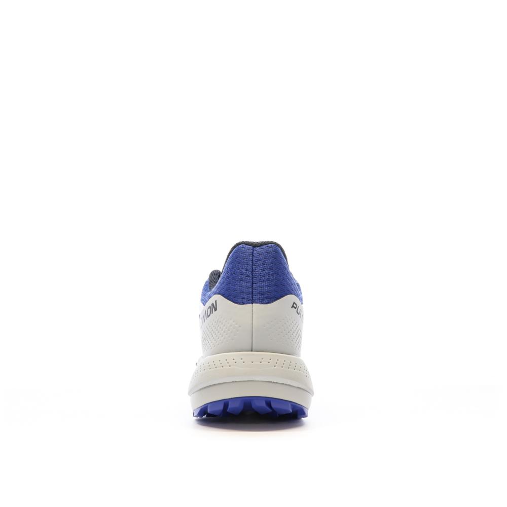 Chaussures de trail Blanche/Bleu Homme Salomon Pulsar vue 3