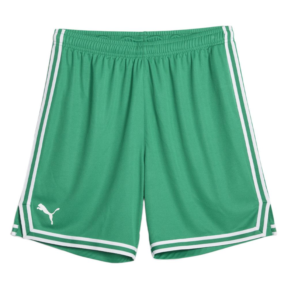 Short de Basketball Vert Homme Puma Hoops Team Game Short pas cher