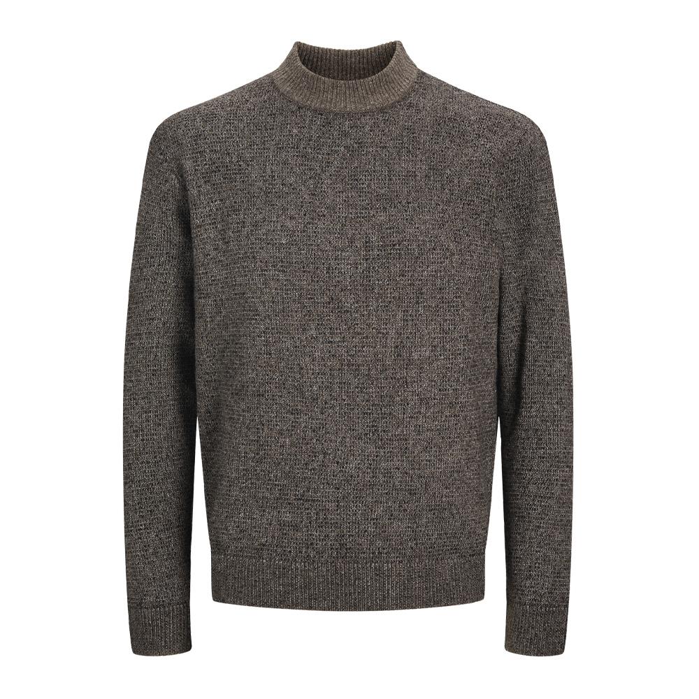 Pull Marron/Noir Homme Jack & Jones Space pas cher
