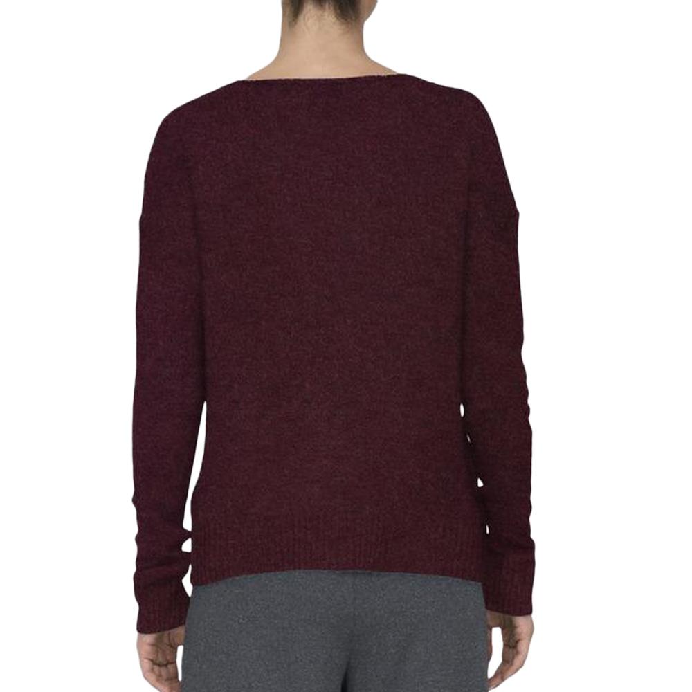 Pull Bordeaux Femme JDY Elanora vue 2