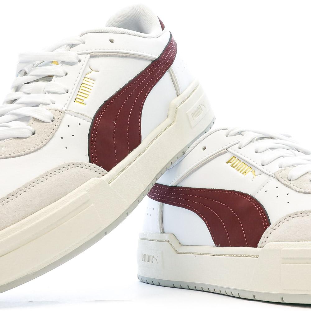 Baskets Blanches/Bordeaux Homme Puma Pro Sport Mix vue 7
