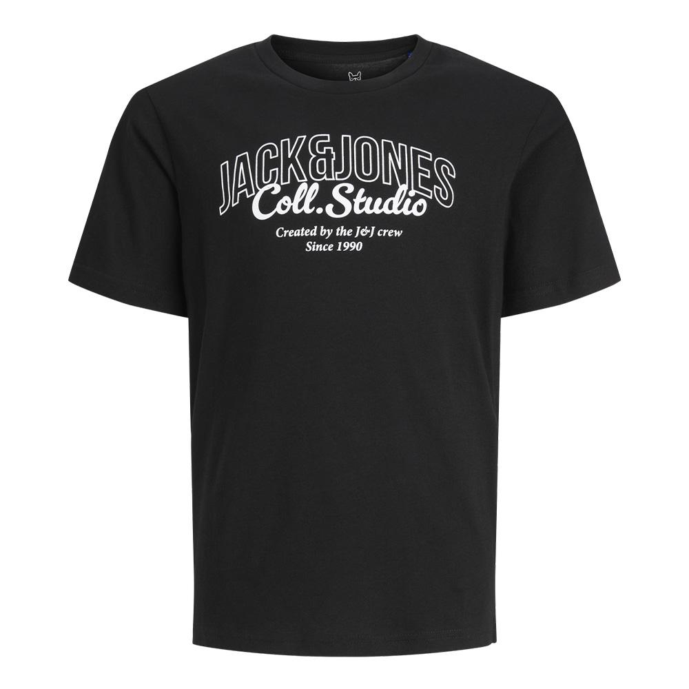T-Shirt Noir Garçon Jack & Jones Kotos vue 3