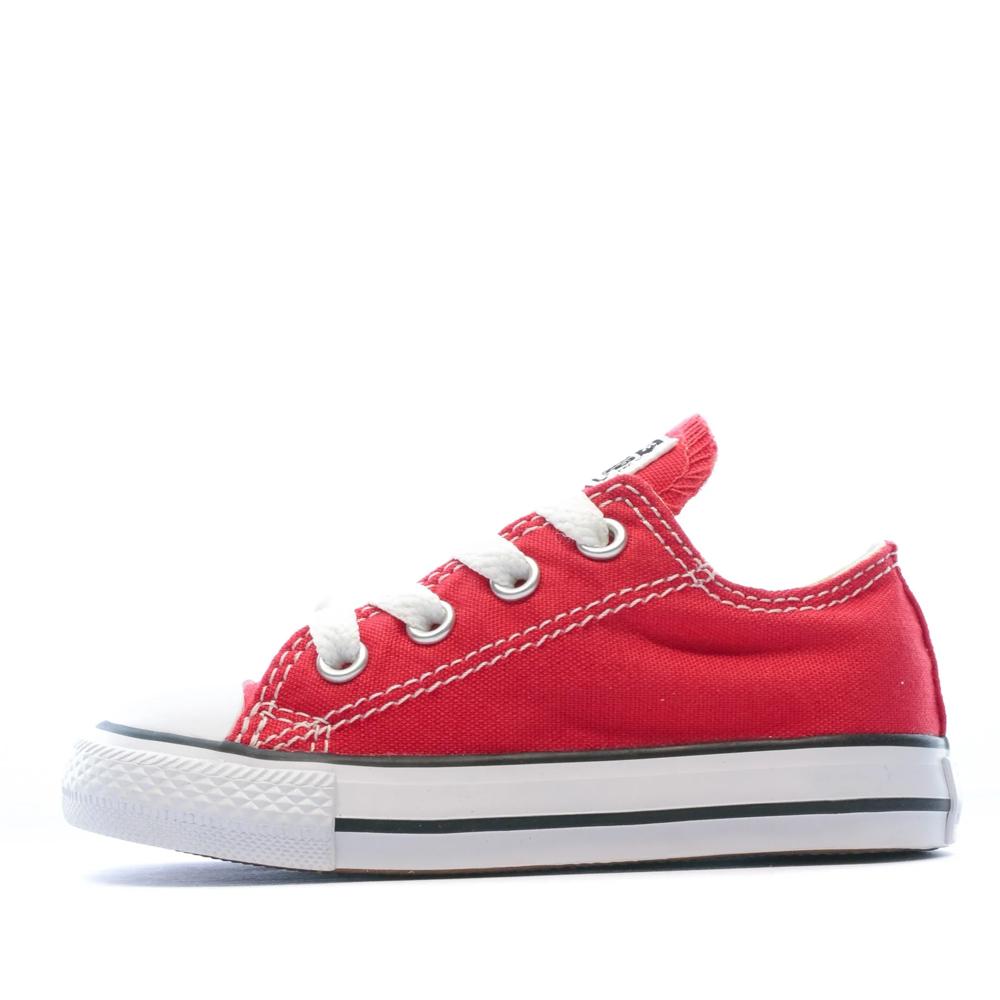 Baskets Rouge Bébé Converse All Star 7J236C pas cher