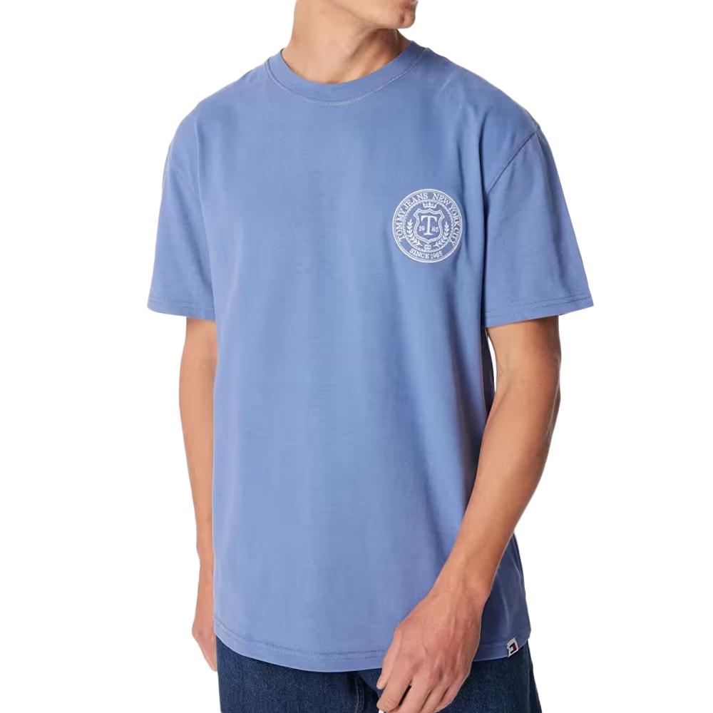 T-shirt Bleu Homme Tommy Hilfiger DM0DM18578 pas cher