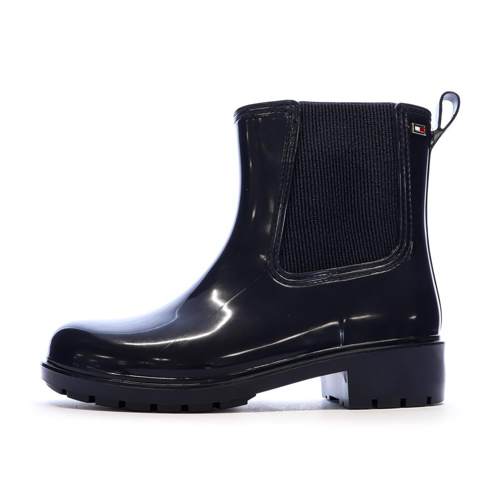 Bottines Marines Femme Tommy Hilfiger Flag pas cher
