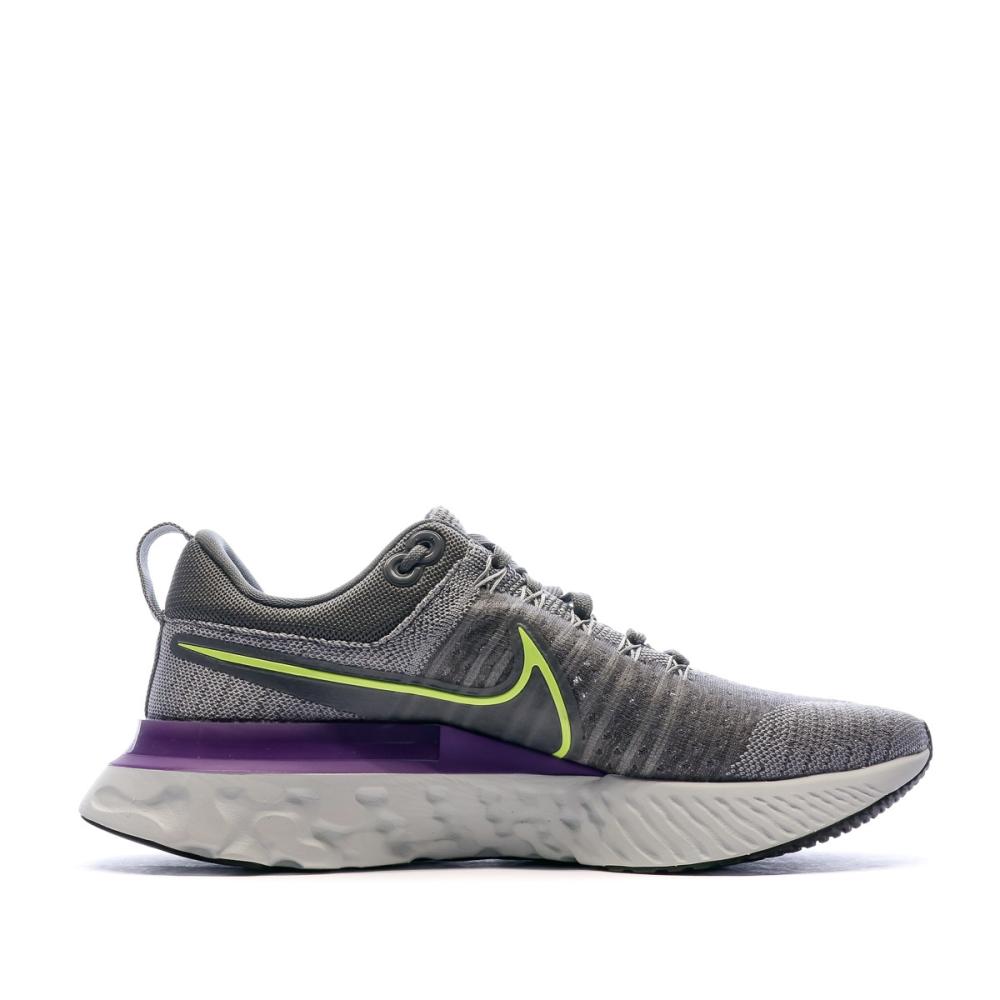 Chaussures de running Grises Homme Nike React Infinity Run vue 2