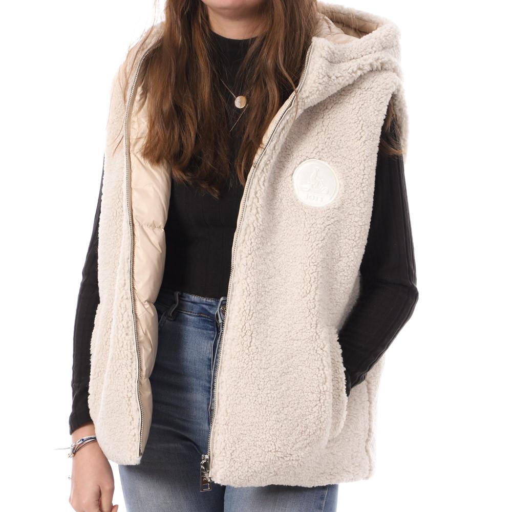Doudoune Réversible sans manche Beige Femme Jott Daria pas cher