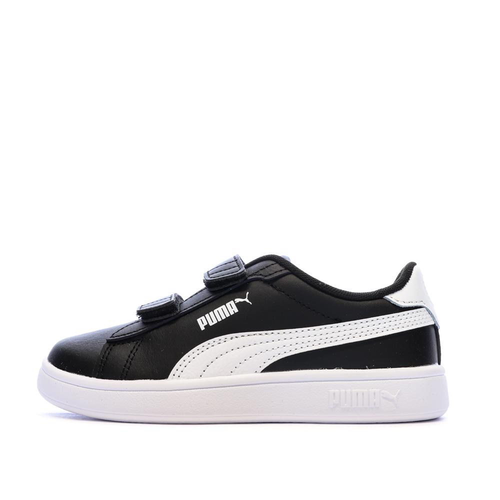 Baskets Noir Garçon Puma Smash 3.0 pas cher