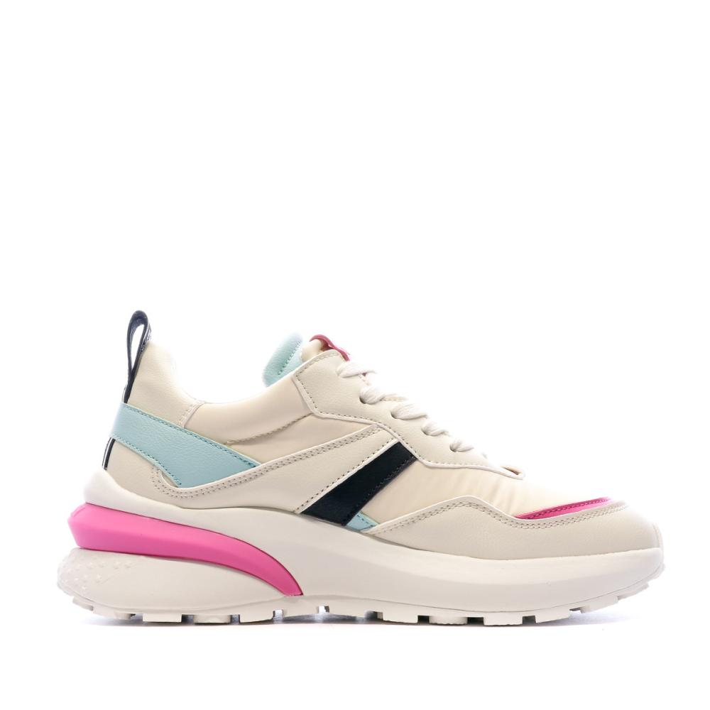 Baskets Beige/Rose/Bleu Femme Replay Athena vue 2