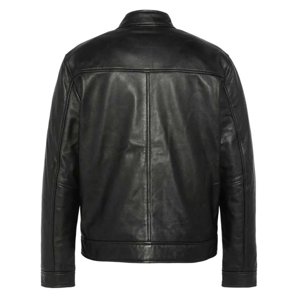 Blouson en cuir Noir Homme Schott Blouson WILLIAM vue 2
