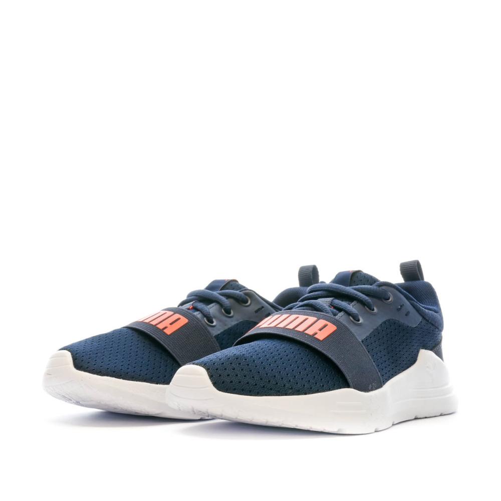 Baskets Marine Garçon Puma Wired vue 6
