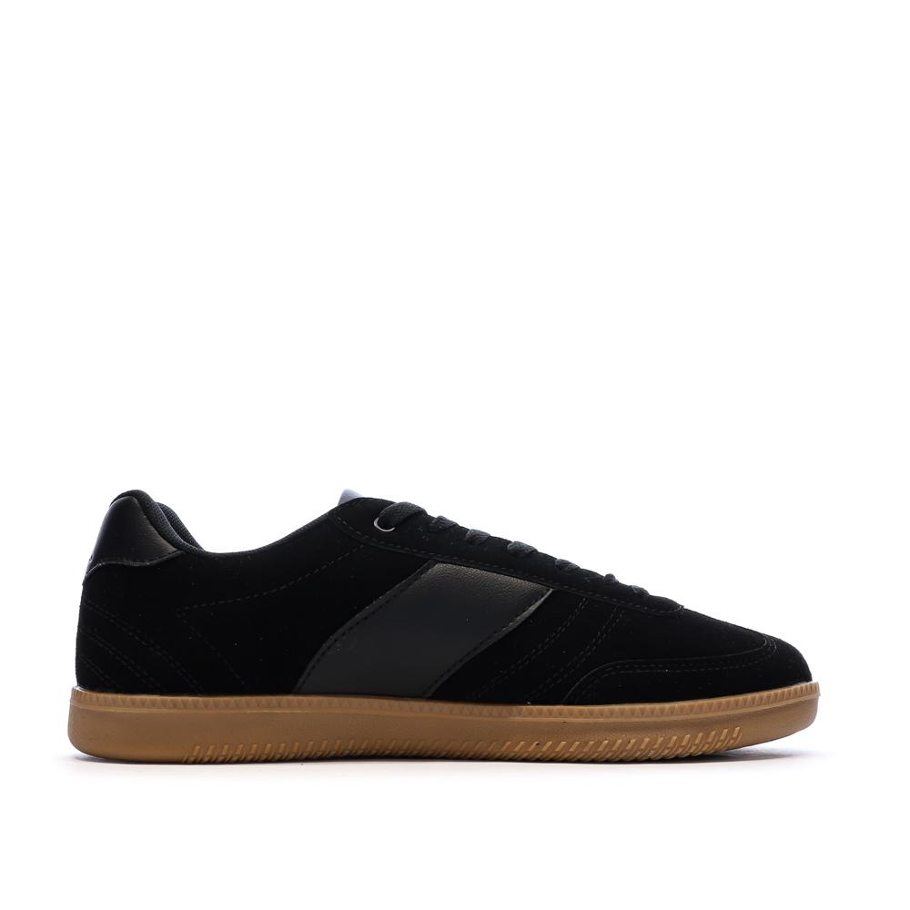 Baskets Noir Homme Kappa Mattea Suede vue 2