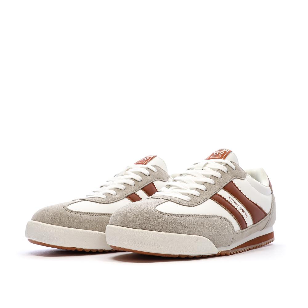 Teddy Smith Men's Brown/White Sneakers 120503 Photo of the Espace des Marques %store% store - view of %key%