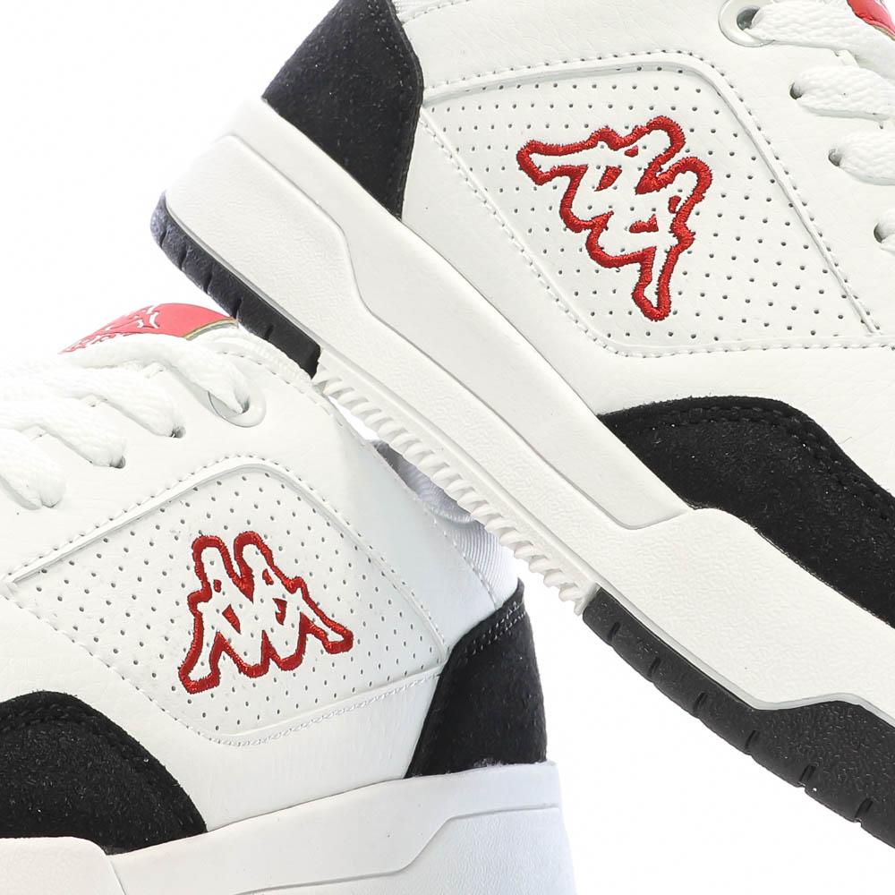 Baskets Blanches/Noires/Rouges Fille Kappa Manis vue 7