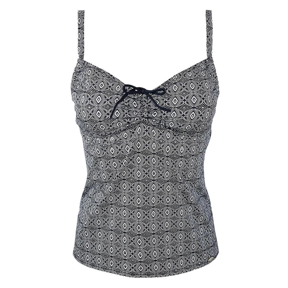 Top de bañador negro/blanco para mujer Grain de Sable Tankini barato