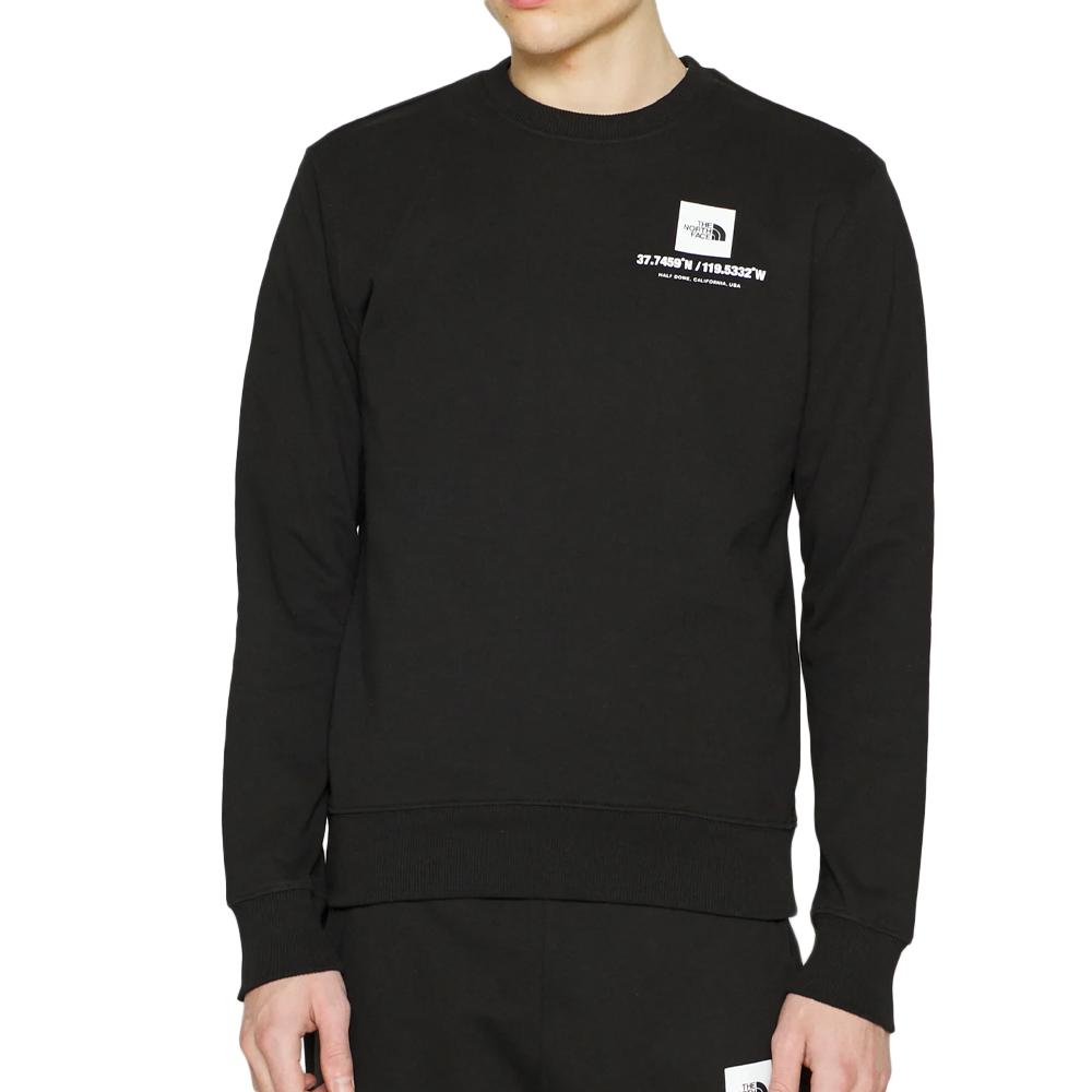 Sweat Noir Homme The North Face Coordinates Crew pas cher